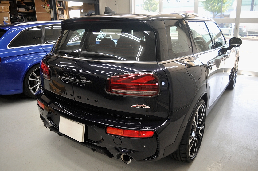 3.BMWミニ クラブマン 右後方 カーフィルム施工前