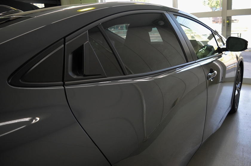 プリウス 60系 右側面 カーフィルム 施工後