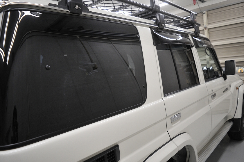 6.ランクル70 カーフィルム施工後 右側面