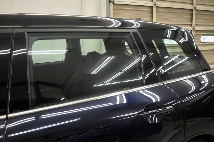 7.BMWミニ クラブマン 左側面 カーフィルム施工前