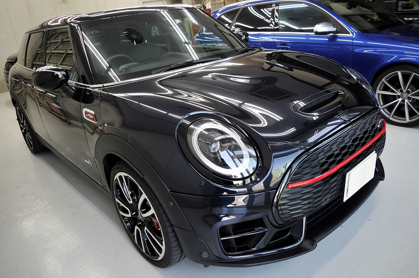 BMWミニ クラブマン カーフィルム施工 右前方