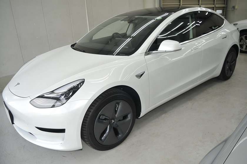 テスラ モデル3 カーフィルム施工事例