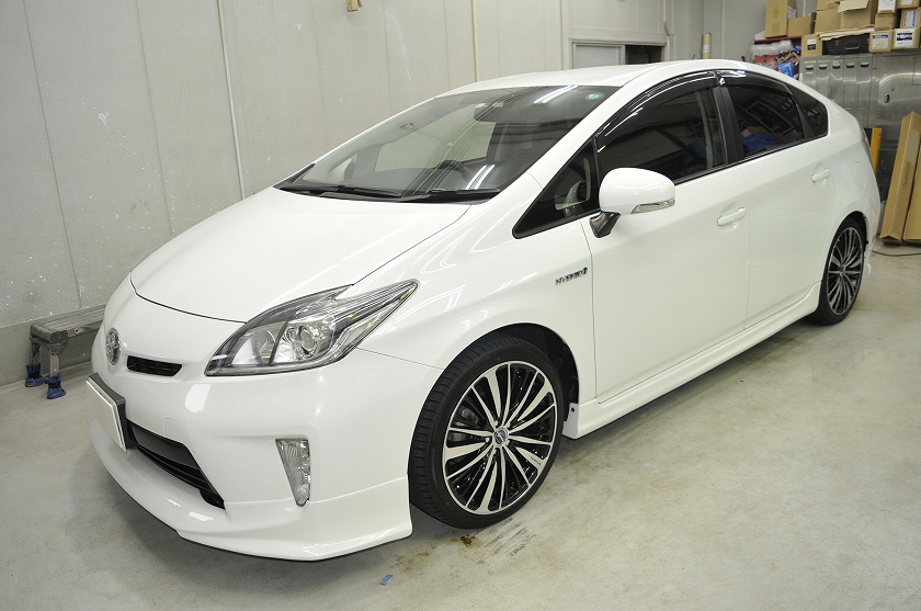 トヨタ プリウス カーフィルム施工事例