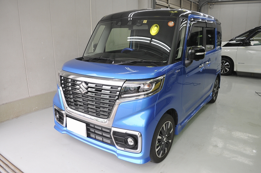 スズキ スペーシア カーフィルム施工事例
