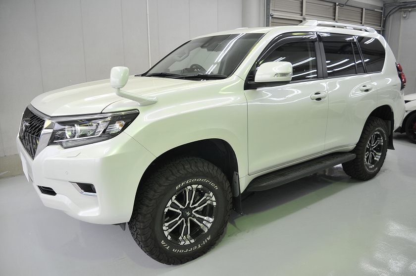 トヨタ ランドクルーザープラド カーフィルム施工日誌