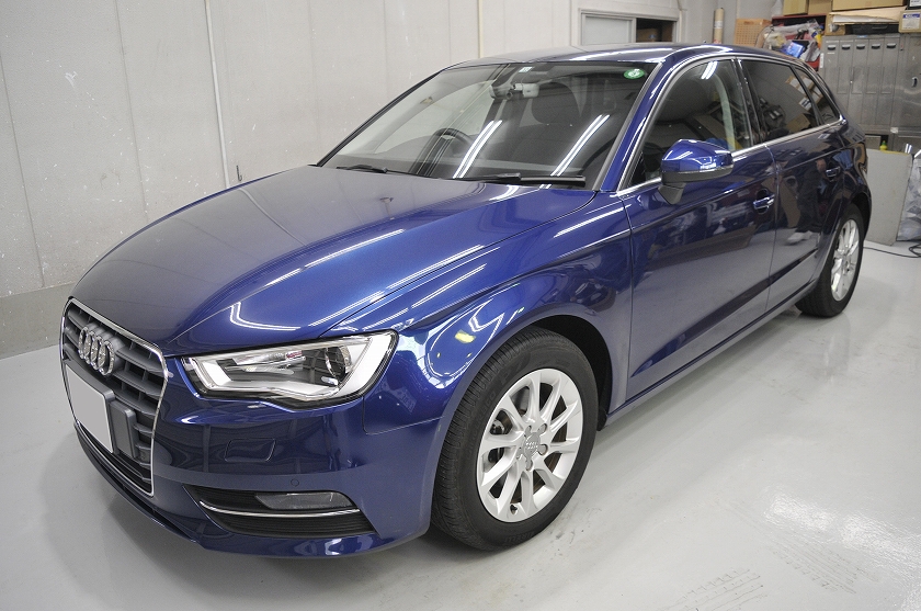 アウディA3 スポーツバック カーフィルム施工事例