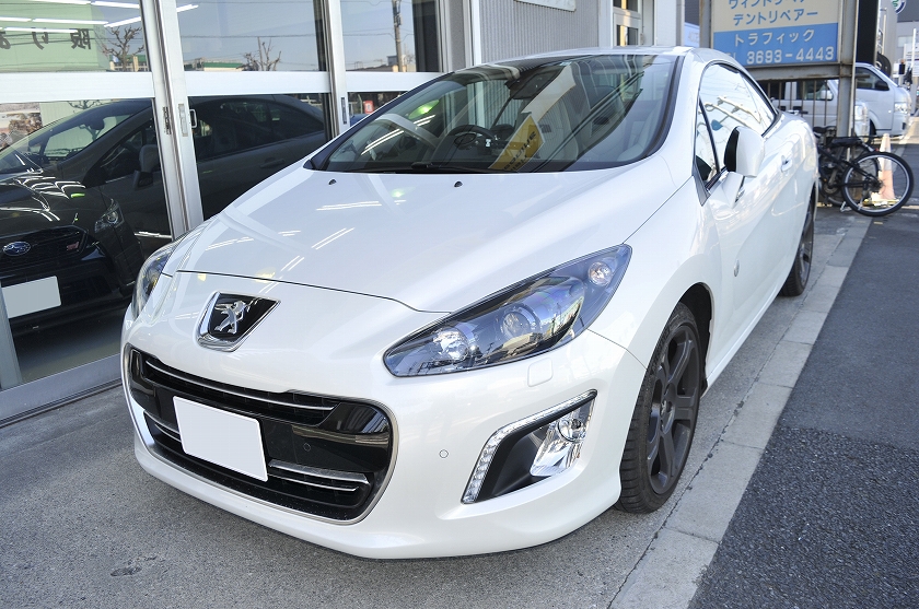 プジョー 308CC カーフィルム施工事例