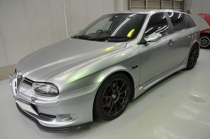 アルファロメオ 156SW カーフィルム施工事例