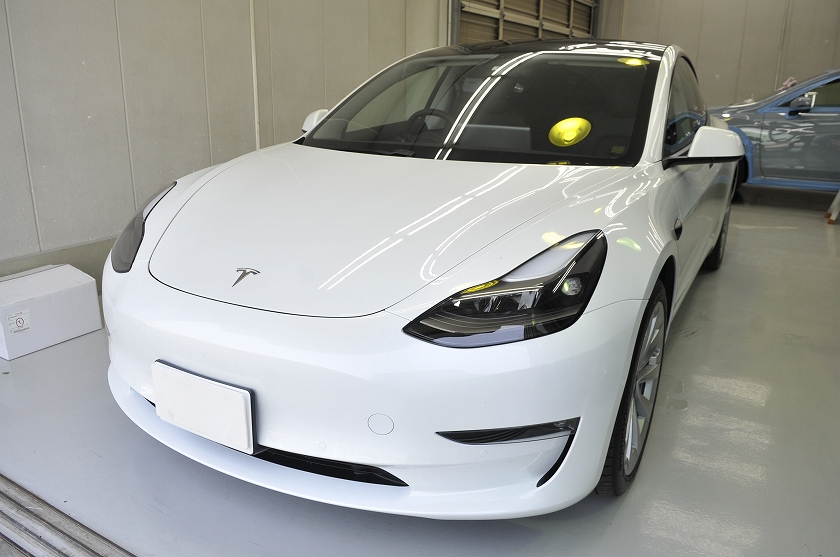 テスラ モデル3 カーフィルム施工事例