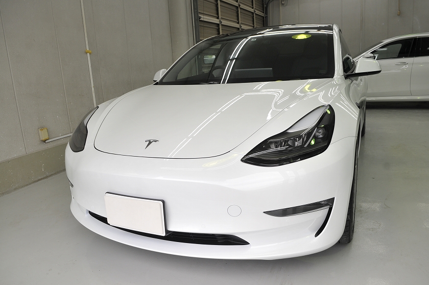 テスラ モデル3 カーフィルム施工事例