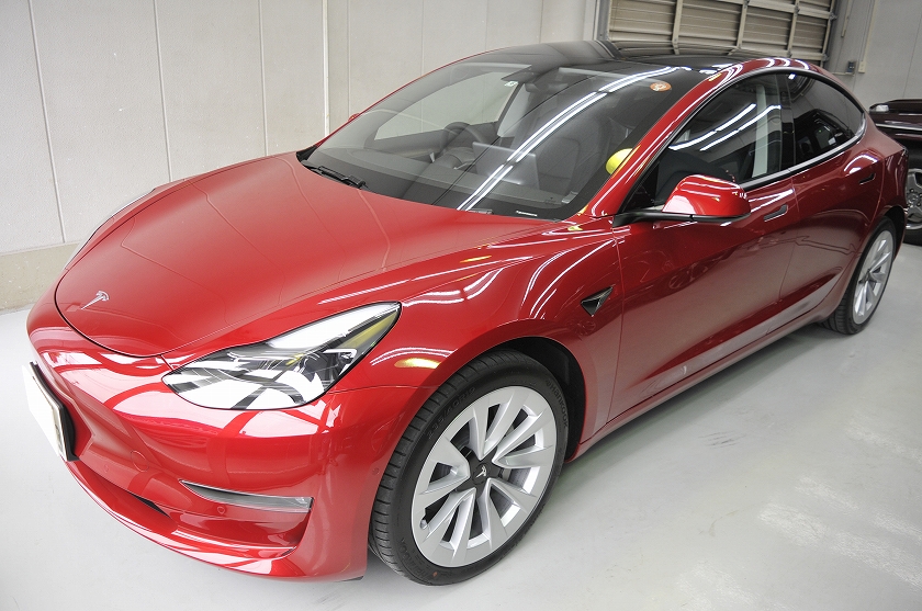 テスラ モデル3 カーフィルム施工事例