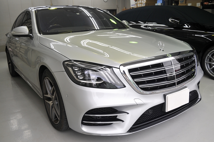メルセデスベンツ S400 カーフィルム 施工 事例