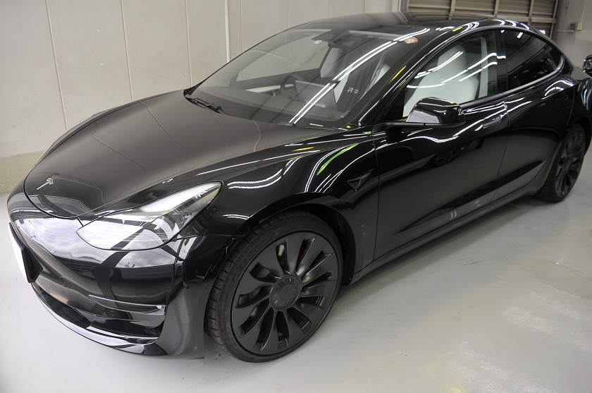 テスラ  モデル3　カーフィム施工事例