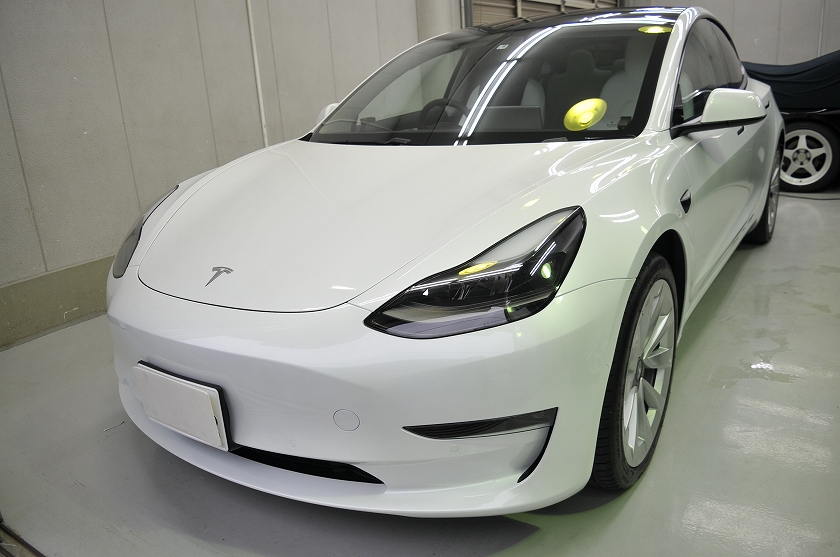 テスラ モデル3 カーフィルム施工事例