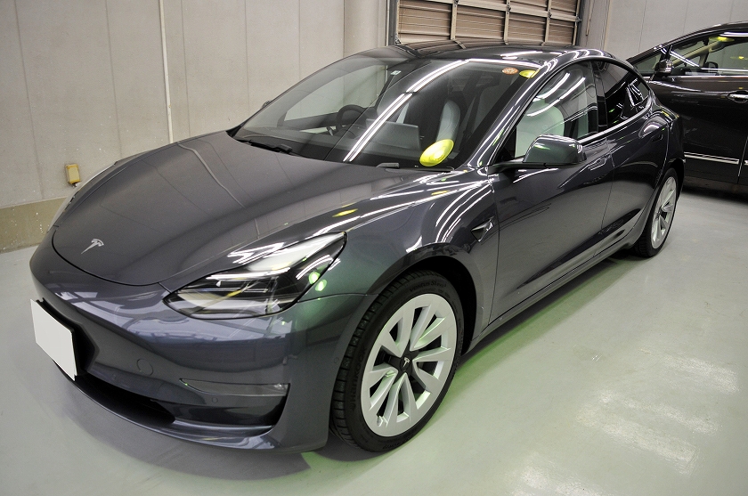 テスラ モデル3 カーフィルム施工事例