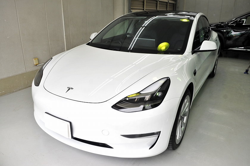 テスラ モデル3 カーフィルム施工事例