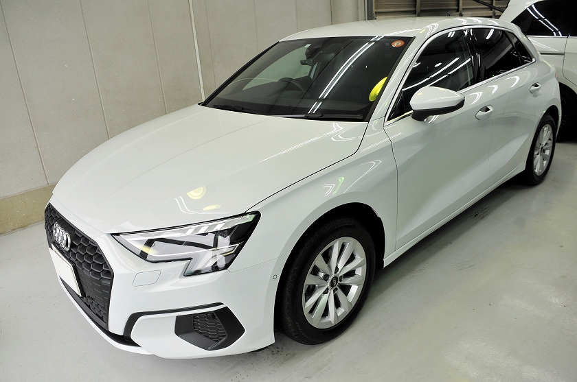 アウディ A3 スポーツバック カーフィルム施工事例