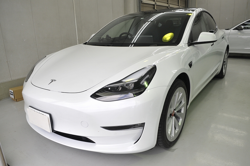 テスラ モデル3 カーフィルム施工事例