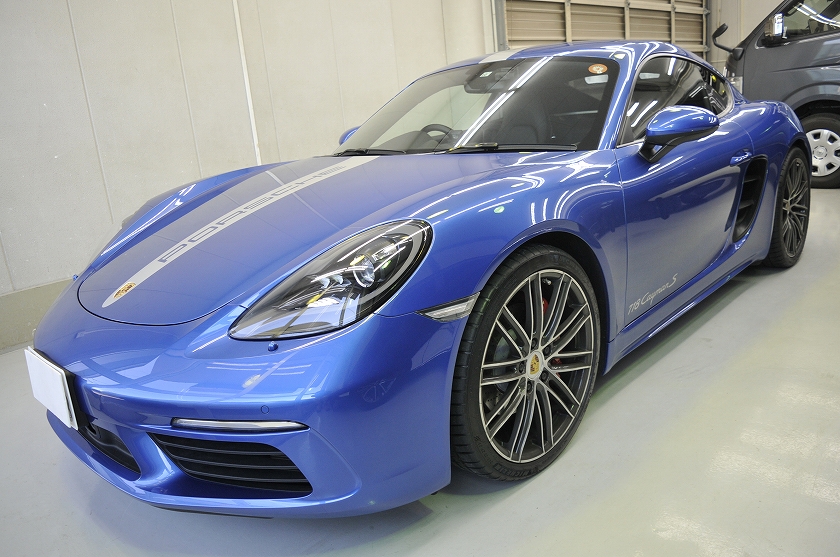 ポルシェ 718ケイマン カーフィルム施工事例