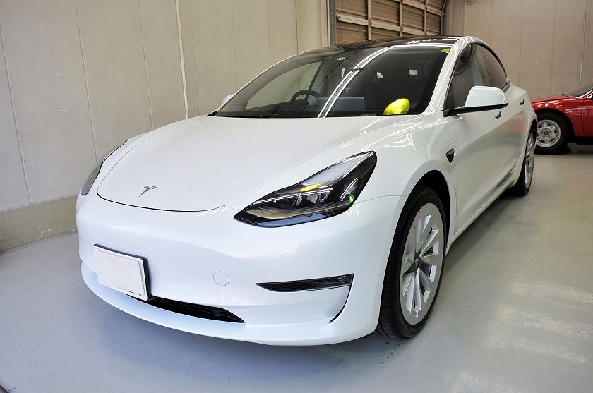 テスラ モデル3 カーフィルム施工事例