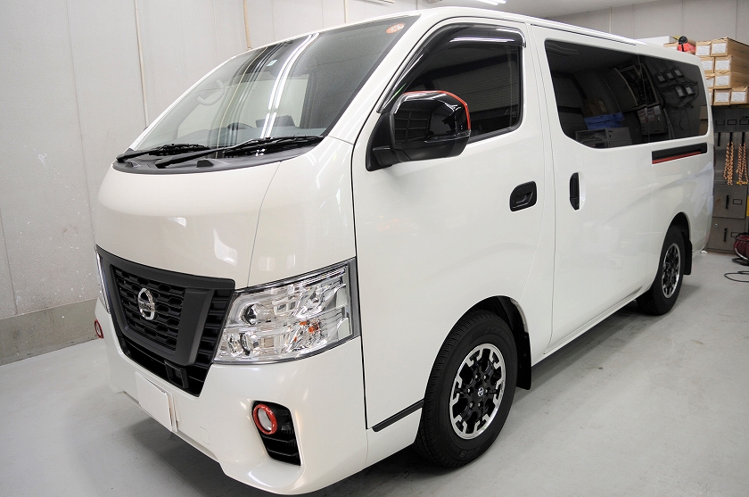 日産 キャラバン カーフィルム施工事例