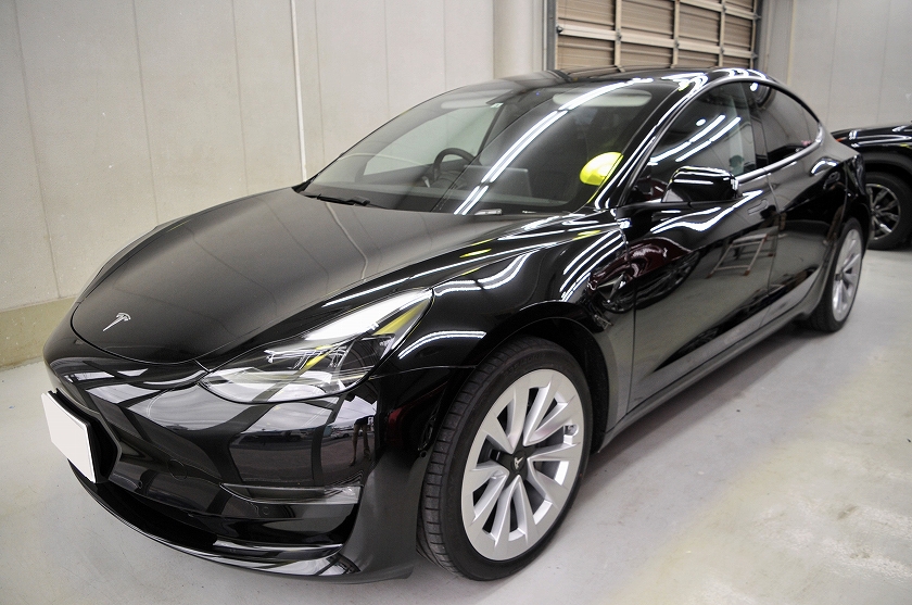 テスラ モデル3 カーフィルム施工事例