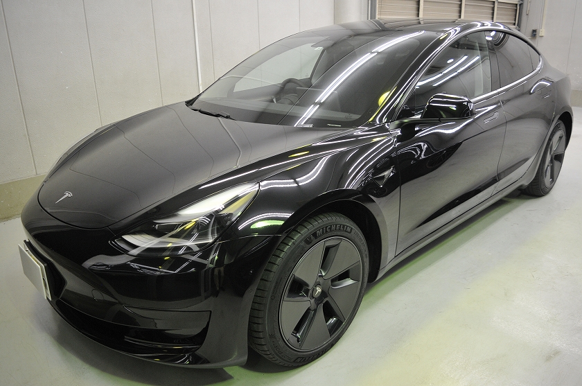 テスラ モデル3 カーフィルム施工事例