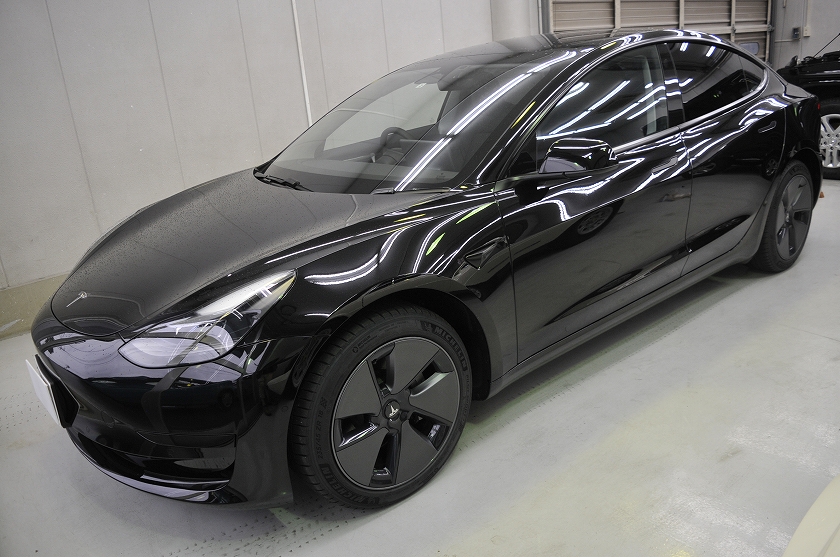 テスラ モデル3 カーフィルム施工事例