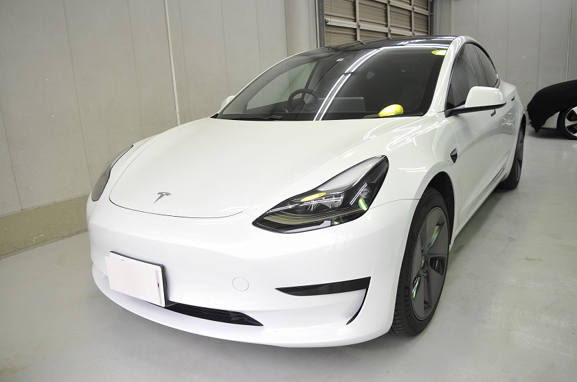 テスラ モデル3 カーフィルム施工事例