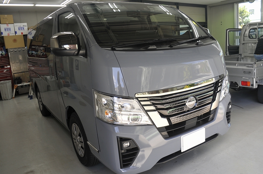 日産 キャラバン カーフィルム事例