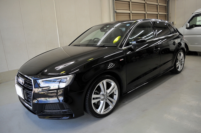 アウディ A3 スポーツバック カーフィルム施工事例