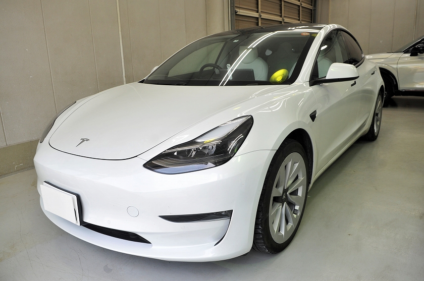 テスラ モデル3 カーフィルム施工事例