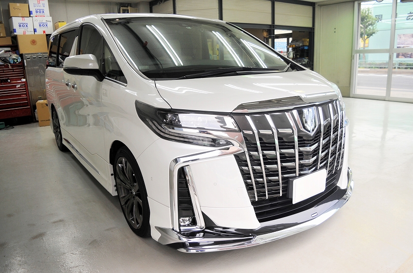 トヨタ アルファード カーフィルム施工事例