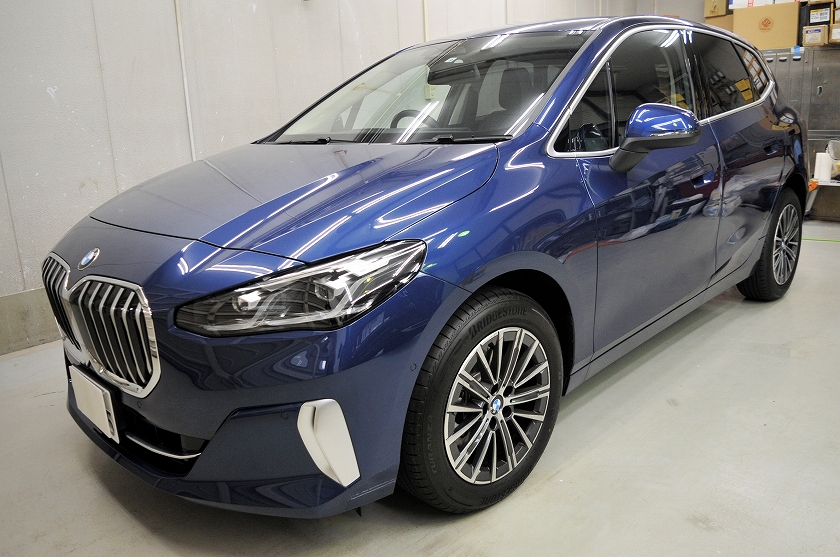 BMW 218i アクティブツアラー カーフィルム施工事例