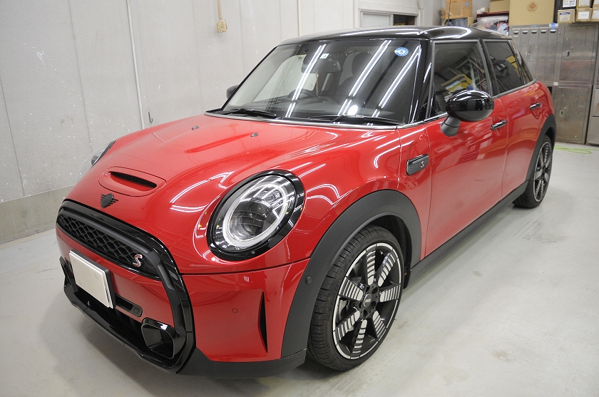 BMW MINI(5ドア) カーフィルム施工事例