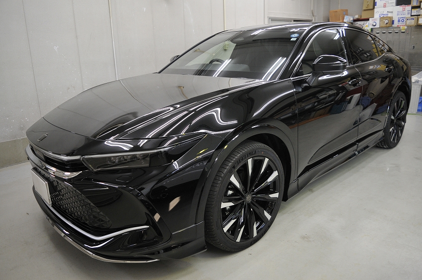 トヨタ クラウン クロスオーバー カーフィルム施工事例