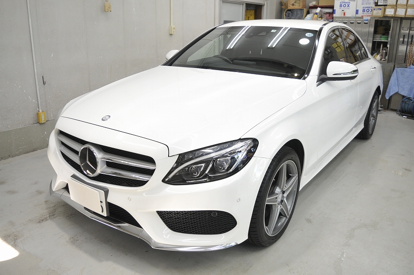メルセデスベンツ C200 カーフィルム施工事例