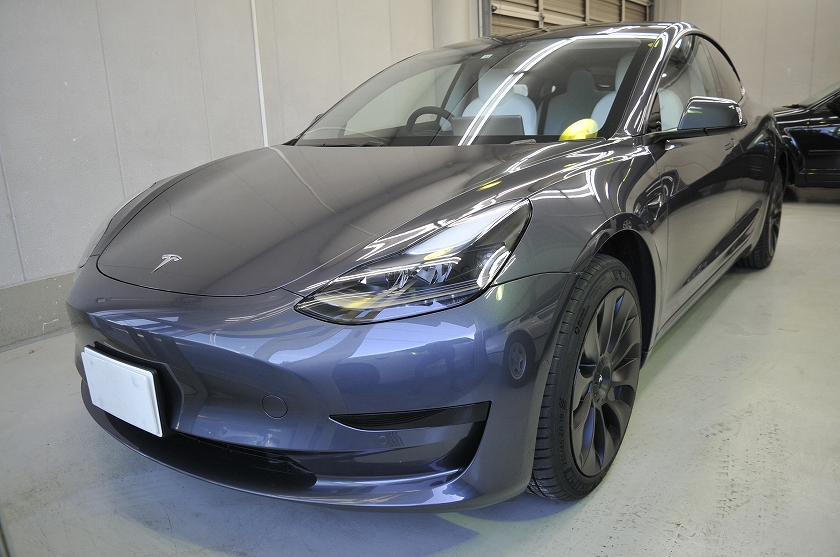 テスラ モデル3 カーフィルム施工事例