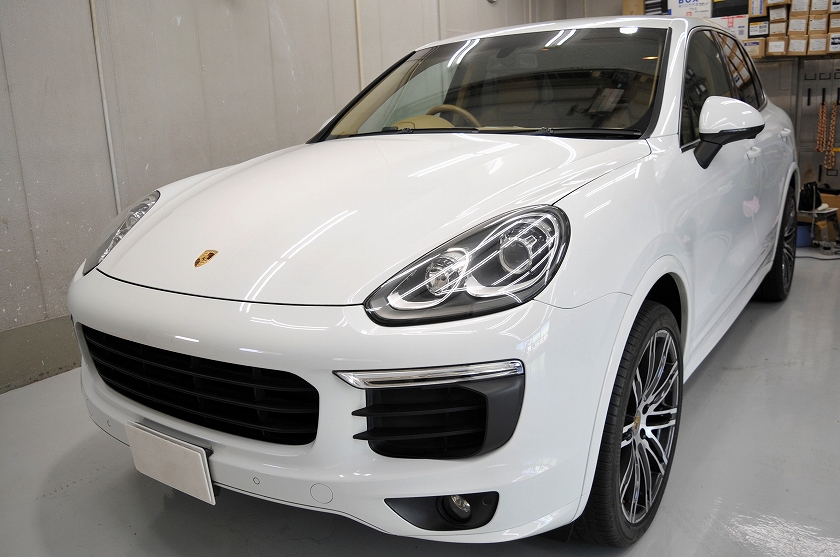 ポルシェ カイエン カーフィルム施工事例