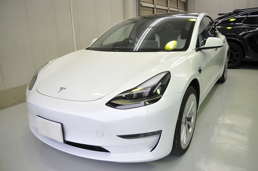 テスラ モデル3 カーフィルム施工事例