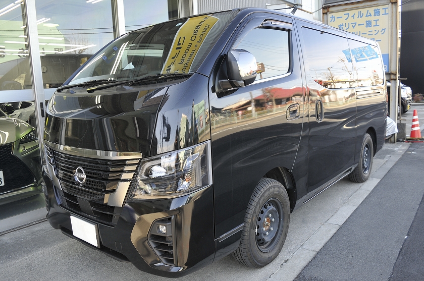 日産 キャラバン カーフィルム施工事例