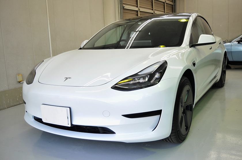 テスラ モデル3 カーフィルム施工事例