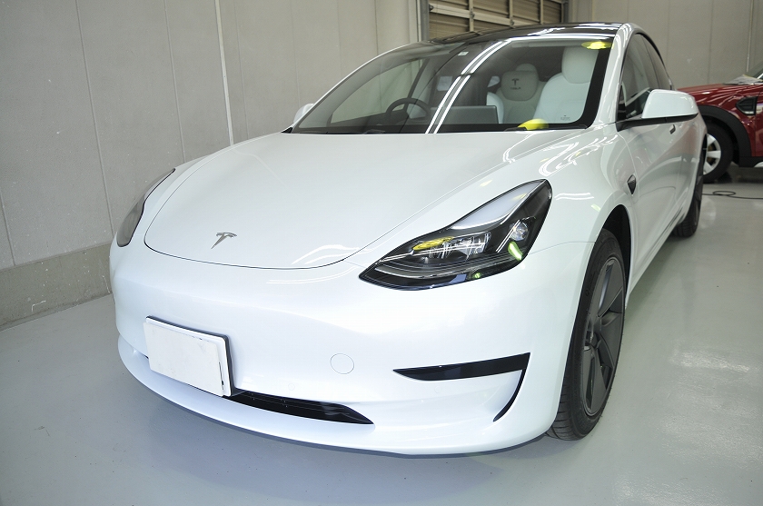 テスラ モデル3 カーフィルム施工事例