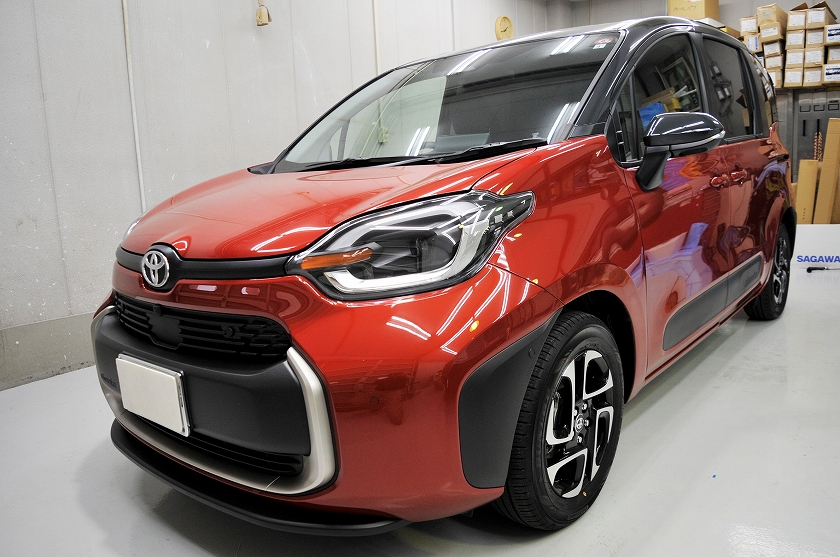 トヨタ シエンタ カーフィルム施工事例