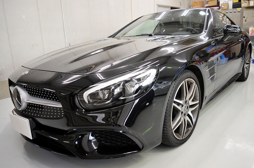 メルセデスベンツ SL550 カーフィルム施工事例