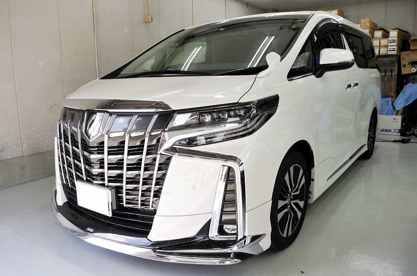 トヨタ アルファード カーフィルム事例