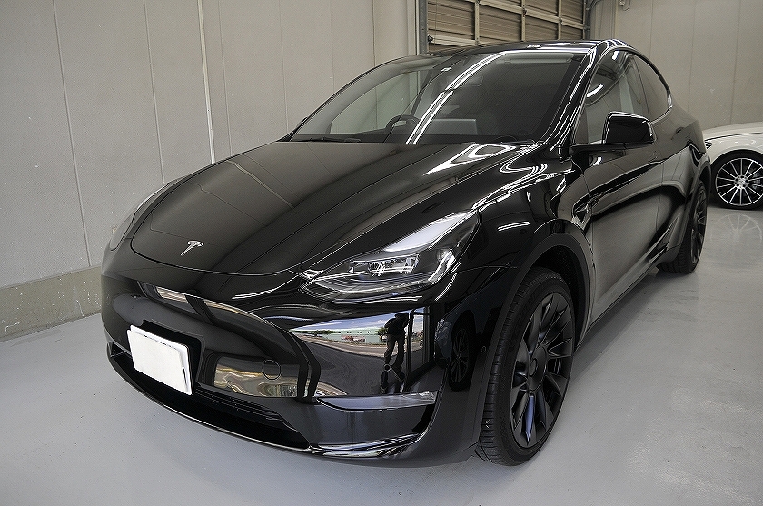 テスラ モデルY カーフィルム施工事例