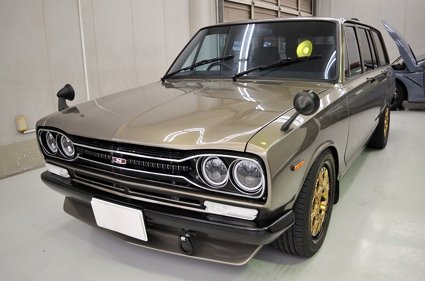 日産 スカイライン バン カーフィルム施工事例