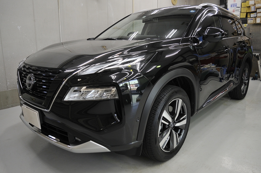 ニッサン エクストレイル カーフィルム施工事例