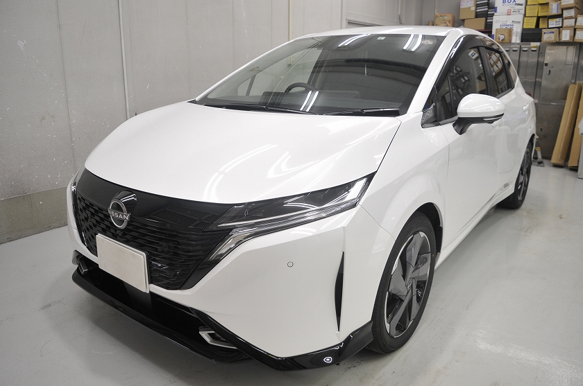 日産 オーラ カーフィルム施工例